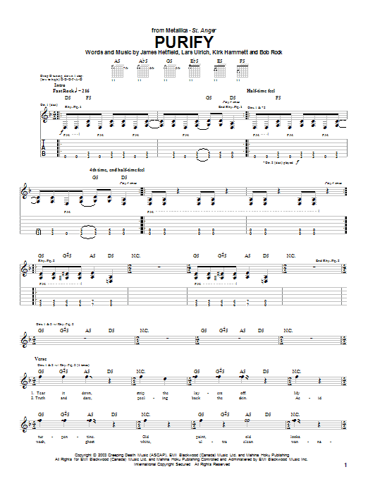 Product gallery: Page 1 of 1 Purify, Metallica