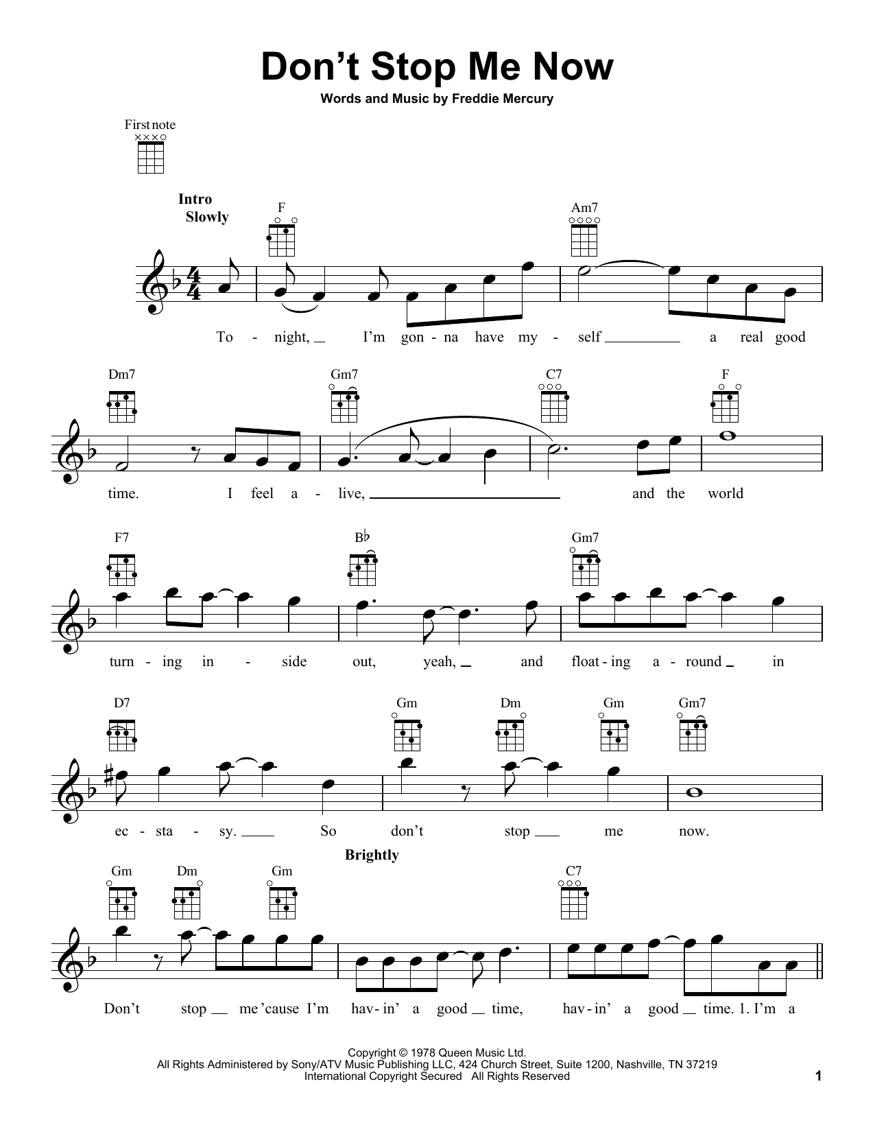 Product gallery: Page 1 of 1 Don't Stop Me Now, Queen