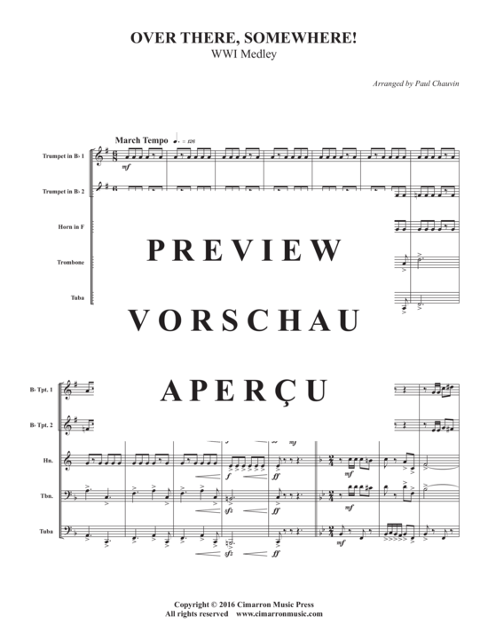 Produktgalerie: Seite 3 von 19 Over There, Somewhere! , , (Blechbläserquintett)