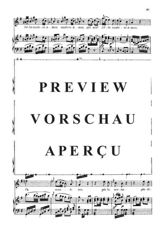 Product gallery: Page 6 of 8 Idol mio se rtroso altra amante, , Soprano Solo and Piano