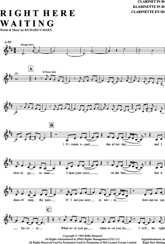 Product picture to: Right Here Waiting Richard Marx