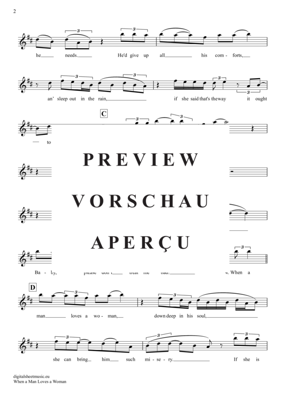 Product gallery: Page 3 of 4 When a man loves a woman , Sledge, Percy, Clarinet in B-flat