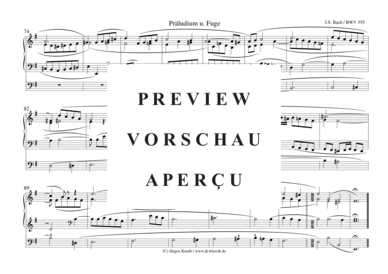 gallery: Präludium u. Fuge BWV 555 , , (Orgel Solo)