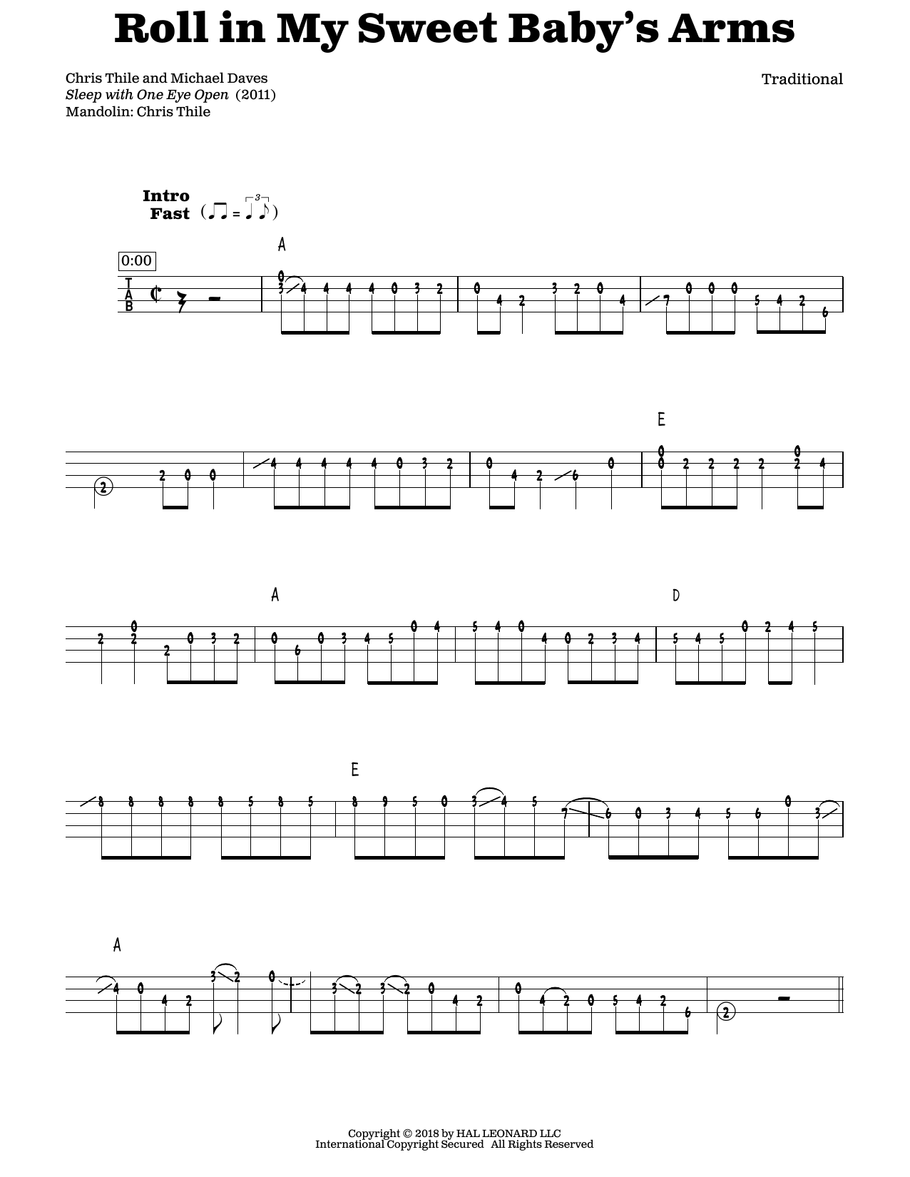 Product picture to: Roll In My Sweet Baby's Arms (arr. Fred Sokolow)