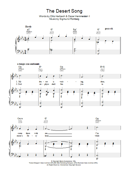 Produktbild zu: The Desert Song