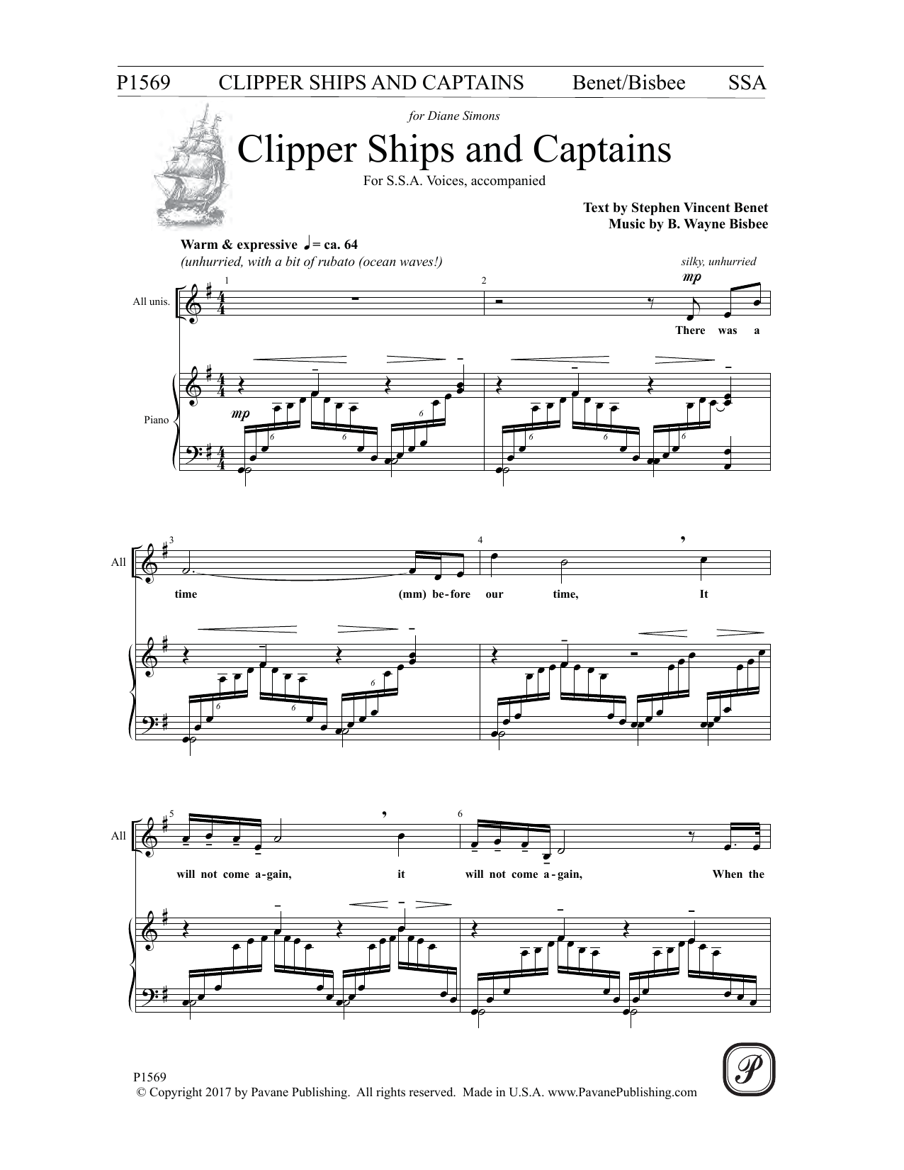 Produktgalerie: Seite 1 von 1 Clipper Ships and Captains, B. Wayne Bisbee, Chor
