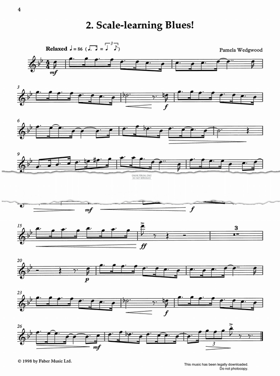 Product gallery: Page 1 of 1 Scale-Learning Blues, Pam Wedgwood