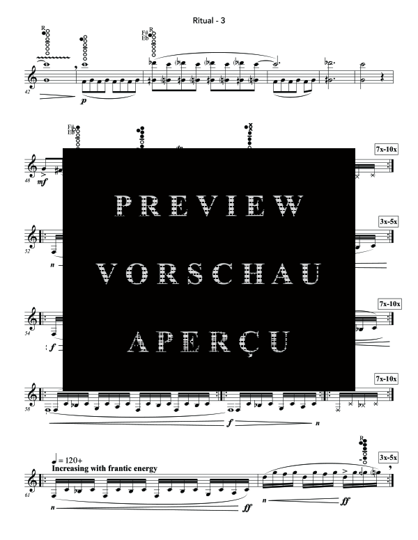 Product gallery: Page 8 of 10 Ritual, , (Klarinette Solo)