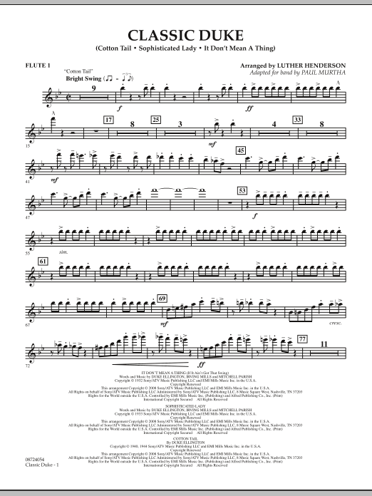 Product picture to: Classic Duke - Flute 1