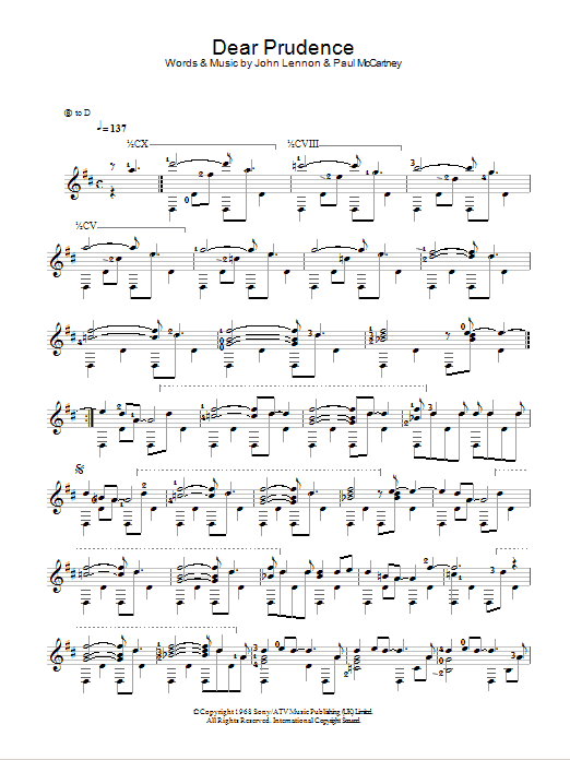 Product gallery: Page 1 of 1 Dear Prudence, The Beatles