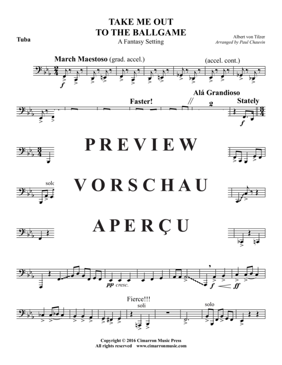 Produktgalerie: Seite 20 von 21 Take Me Out to the Ballgame , , (Blechbläserquintett)