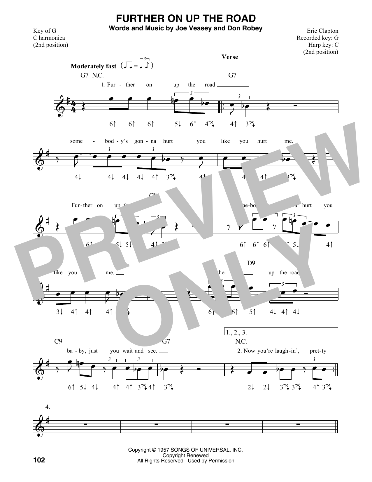 Product gallery: Page 1 of 1 Further On Up The Road, Eric Clapton