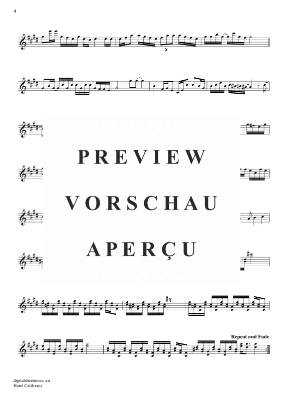 Product gallery: Page 5 of 5 Hotel California, Eagles, The, Tenor Saxophone