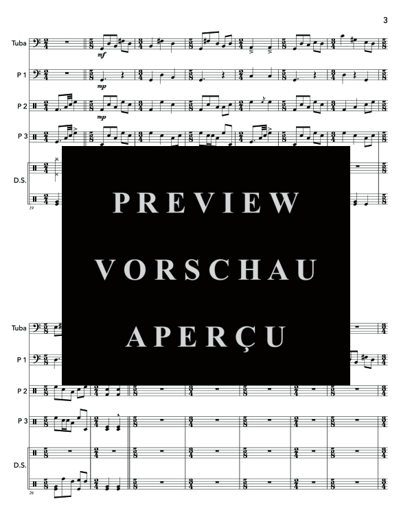 Produktgalerie: Seite 7 von 11 Concerto, , (Tuba Solo + Percussion)