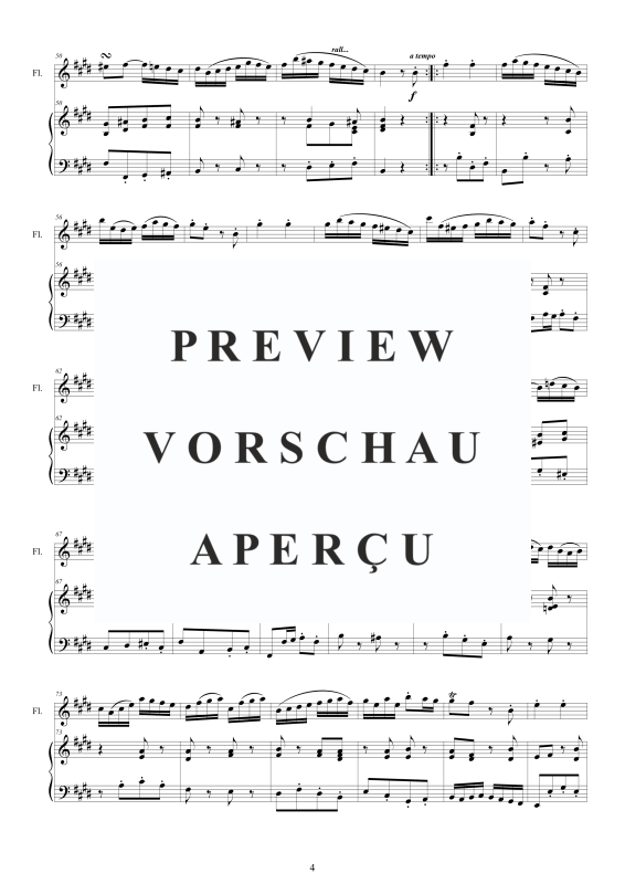 Product gallery: Page 5 of 11 Flöten Sonate E-Dur BWV 1035, , Flöte und Cembalo/Klavier