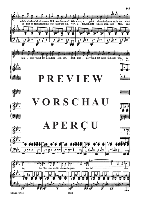 Product gallery: Page 5 of 6 Abschied D.957-7 (Schwanengesang), , High Voice and Piano