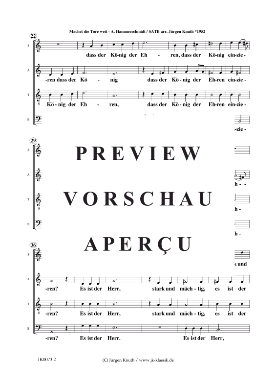 Product gallery: Page 3 of 5 Machet die Tore weit , , (mixed choir)