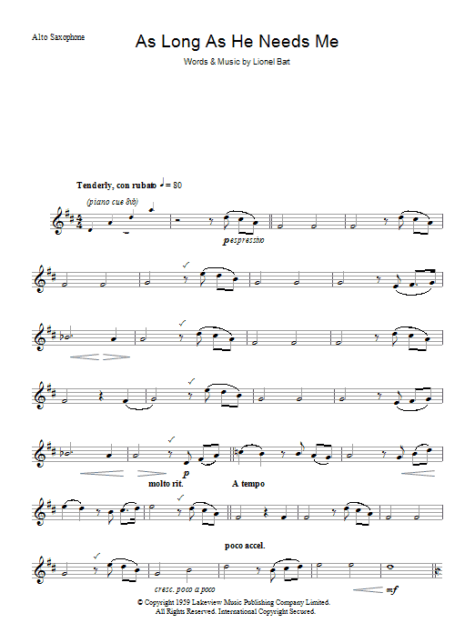 Produktbild zu: As Long As He Needs Me