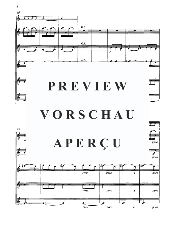 Produktgalerie: Seite 9 von 11 Fleurs Melodies des Alpes No. 6 (Melodic Flowers of the Alps), , Alphorn in F und Horn Quintett