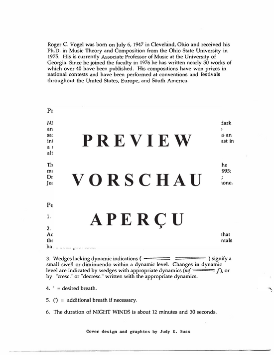 Produktgalerie: Seite 3 von 21 Night Winds , , (Altsaxophon und Holzbläserquintett)