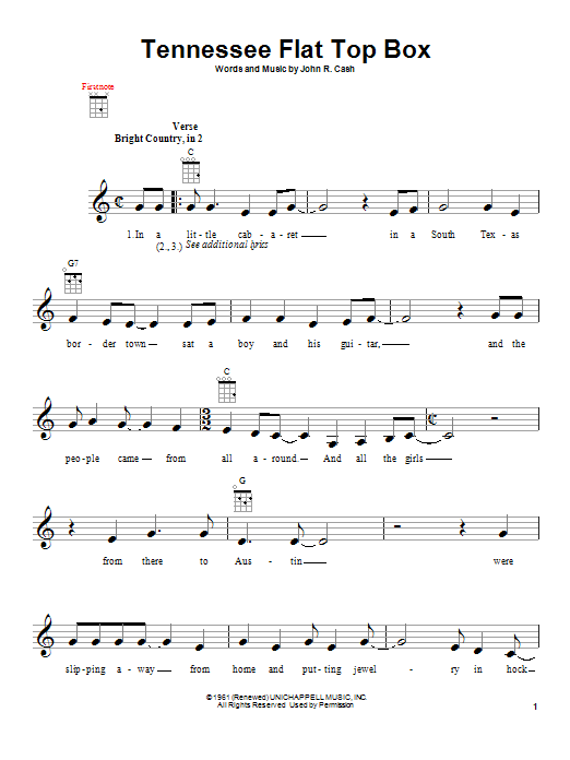 Produktbild zu:  Tennessee Flat Top Box - Johnny Cash