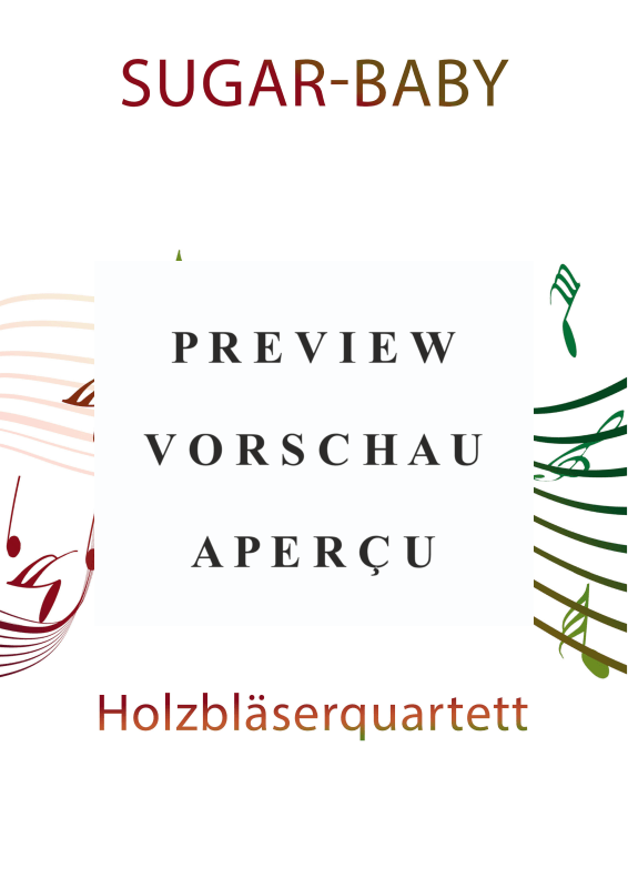 Product gallery: Page 2 of 11 Sugar-Baby, Peter Kraus, (Woodwind Quartet)