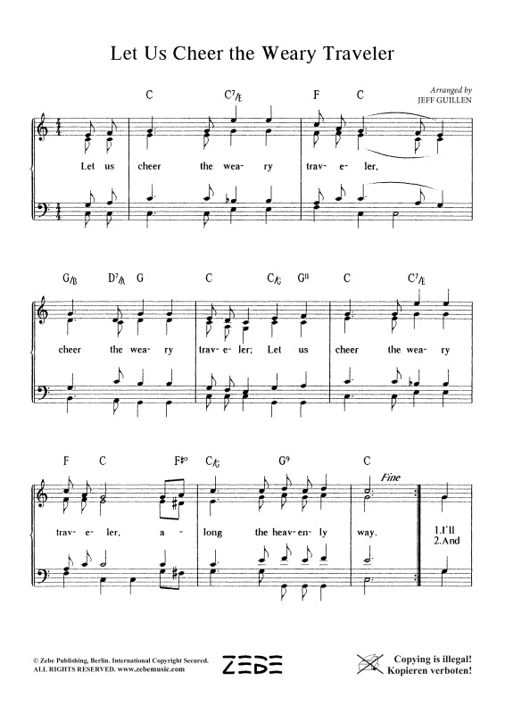 Produktgalerie: Seite 1 von 4 Let Us Cheer the Weary Traveler, , Gemischter Chor