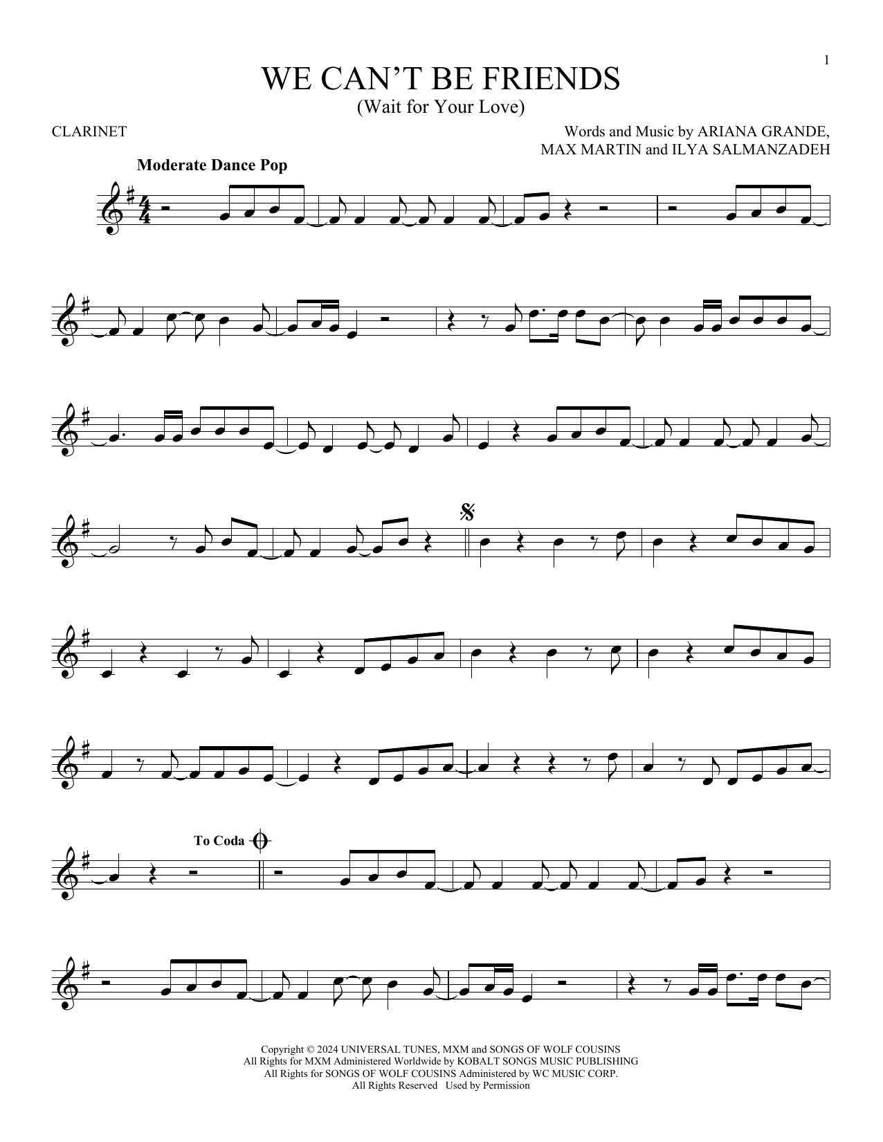 Product gallery: Page 1 of 1 We Can't Be Friends (Wait For Your Love), Ariana Grande