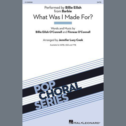 Product picture to: What Was I Made For? (from Barbie) (arr. Jennifer Lucy Cook)