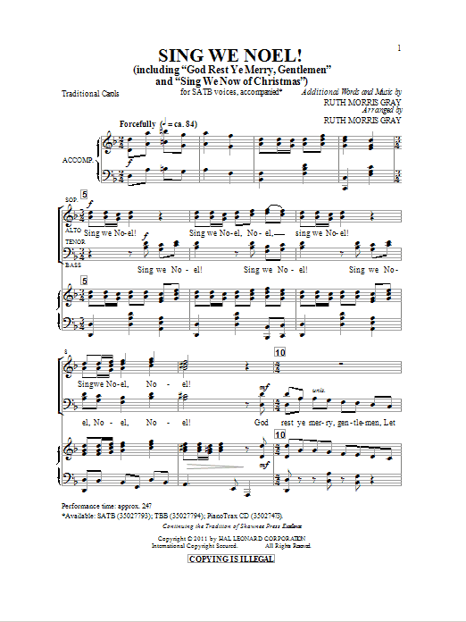 Product picture to: Sing We Noel