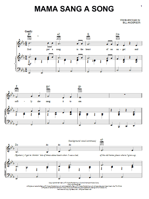 Produktbild zu: Mama Sang A Song
