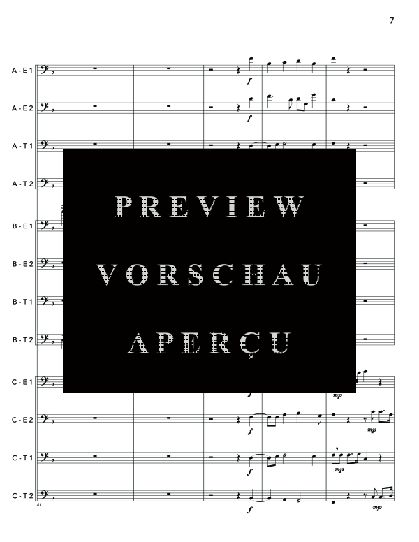 Produktgalerie: Seite 11 von 11 Canzon XVII, , (Tuba Ensemble EEEEEETTTTTT)