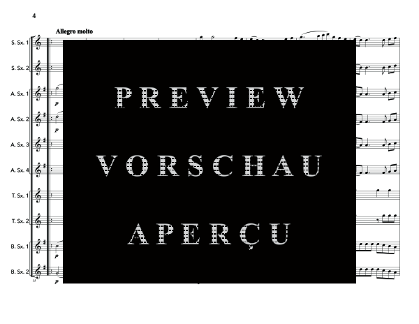 Produktgalerie: Seite 8 von 11 Serenade in B-flat Major, , (Saxophonchor)