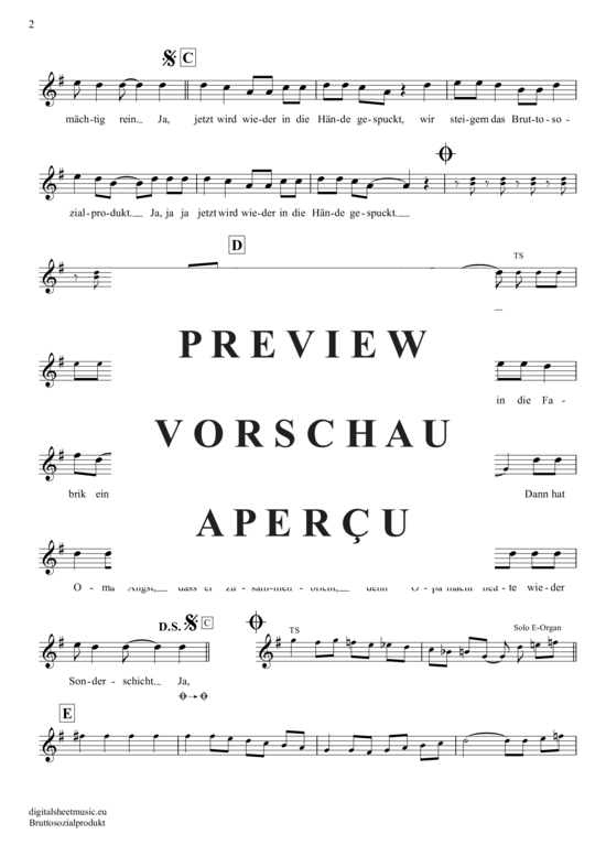 Produktgalerie: Seite 3 von 5 Bruttosozialprodukt , Geier Sturzflug, (Oboe)
