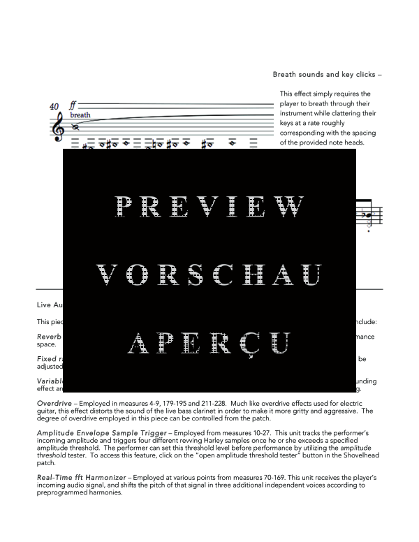 Product gallery: Page 7 of 11 Shovelhead, , (Baritone saxophone solo and electronics)