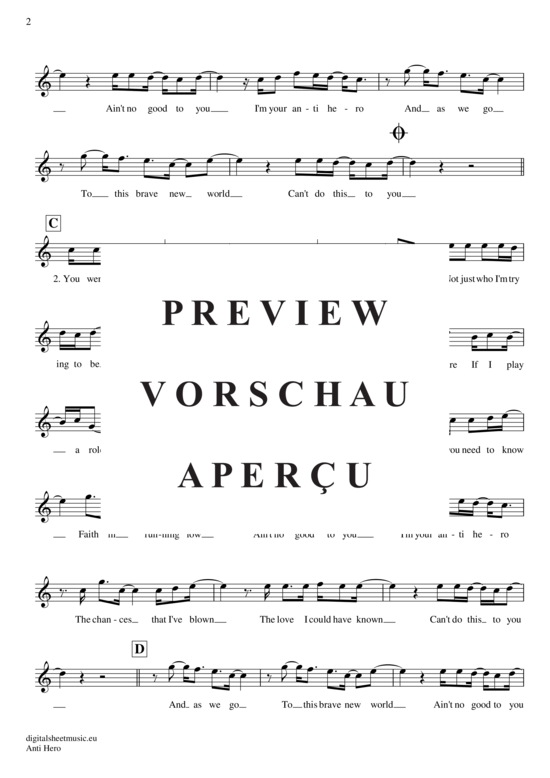 Produktgalerie: Seite 3 von 4 Anti Hero (Brave New World) , Roudette, Marlon,  (Oboe / Fagott)
