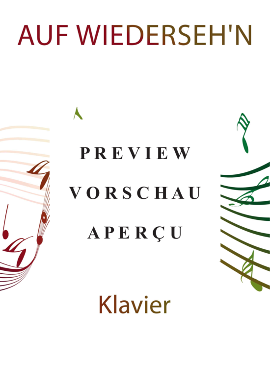 gallery: Auf Wiederseh´n , Carol, René, Klavier Solo