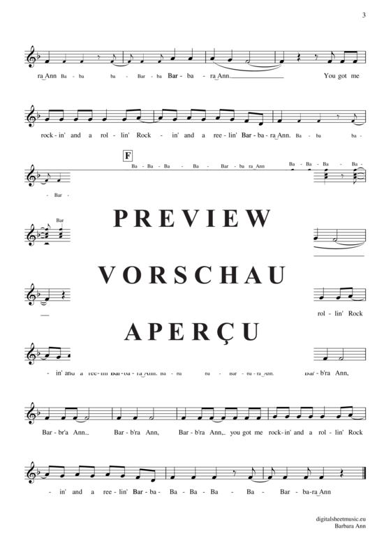 Produktgalerie: Seite 4 von 4 Barbara Ann , Beach Boys, (Oboe)