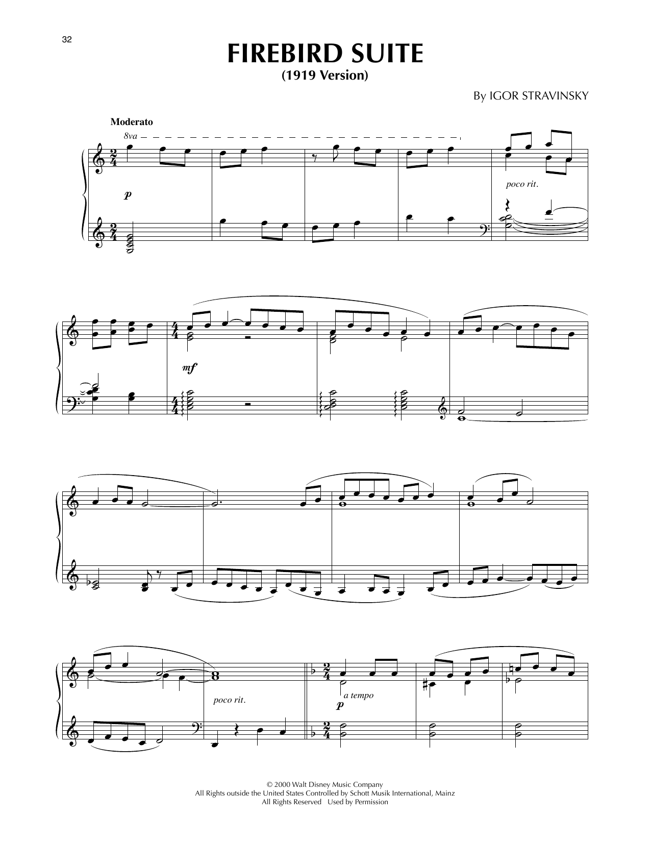 Product picture to: Firebird Suite (from Fantasia 2000)