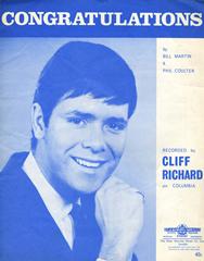 cover: Congratulations, Cliff Richard, Gesang, Gitarre, Klavier