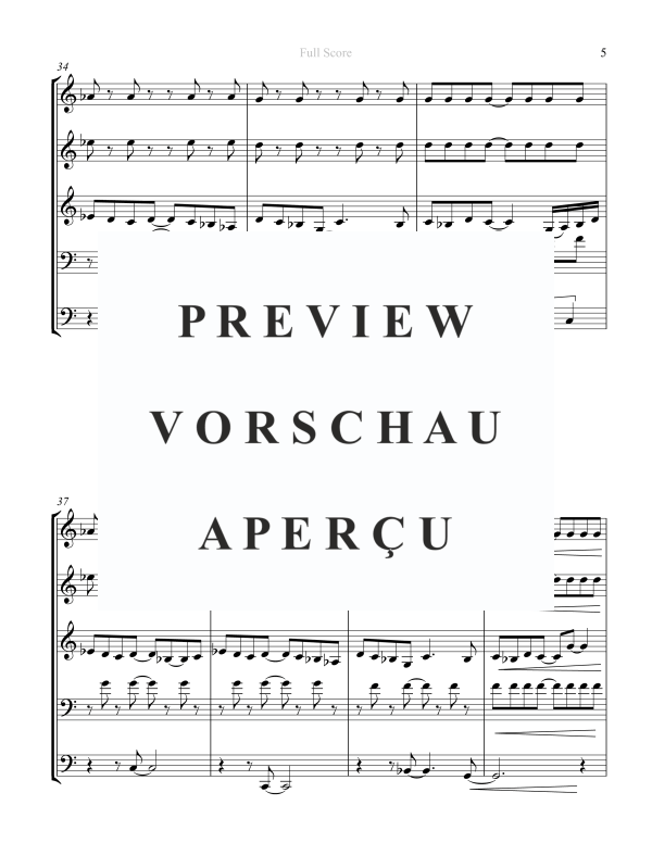 Produktgalerie: Seite 7 von 11 Sweet By and By, , Blechbläser Quintett