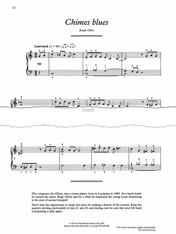 Product gallery: Page 1 of 1 Chimes Blues, Joseph Oliver