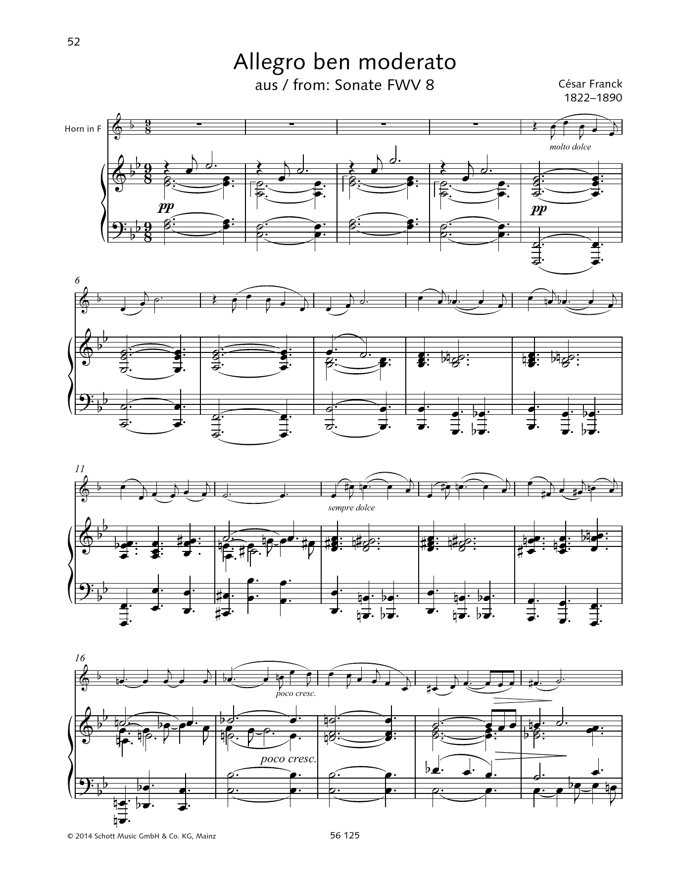 Product picture to: Allegro ben moderato