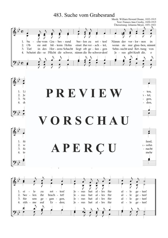 Produktbild zu: Suche vom GrabesrandWilliam Howard Doane