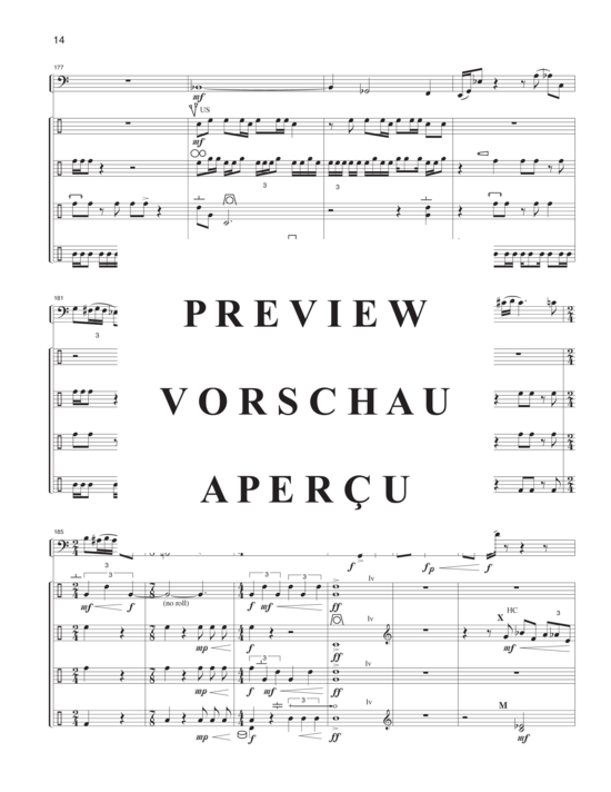 Product gallery: Page 18 of 21 Spectrum , , (bass clarinet solo and 4 percussionists)
