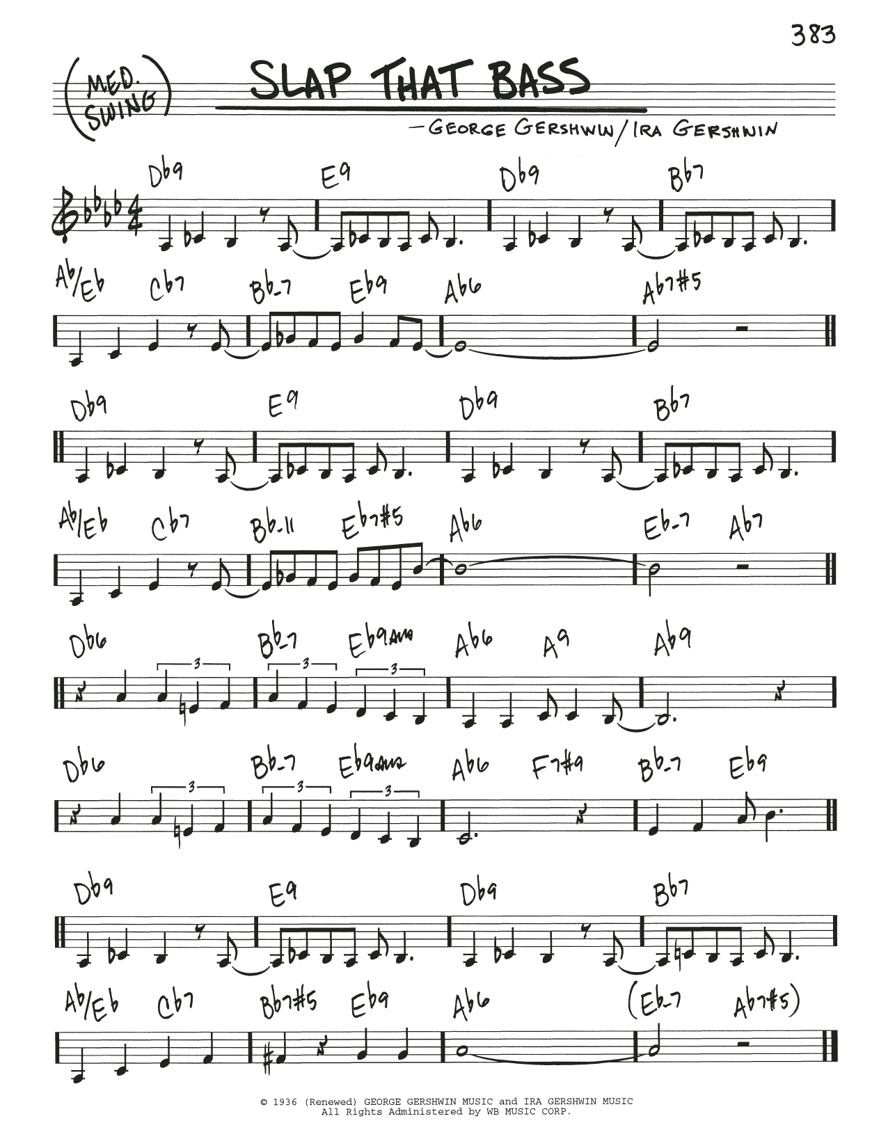 Produktbild zu: Slap That Bass