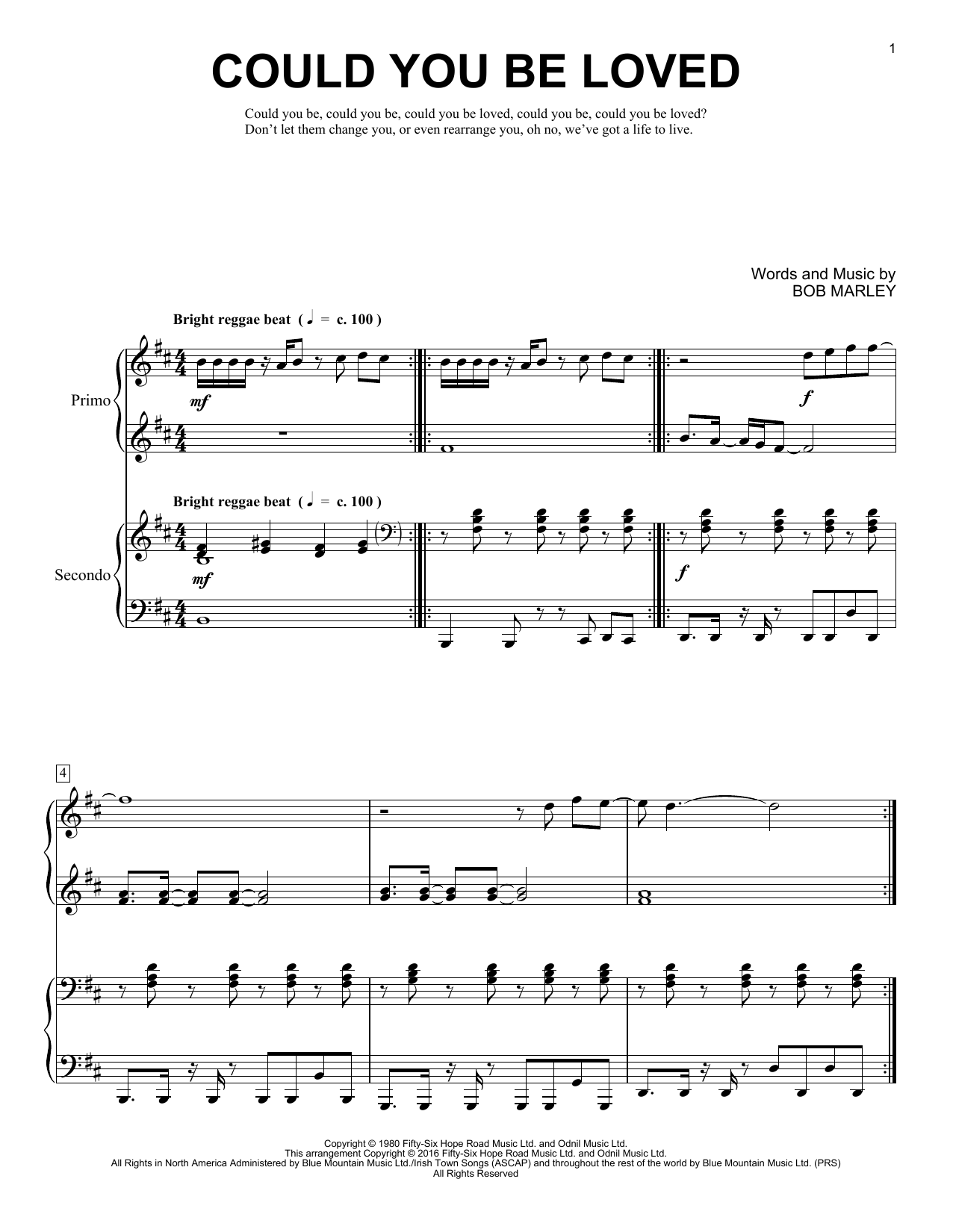 Produktgalerie: Seite 1 von 1 Could You Be Loved, Brent Edstrom, Klavier