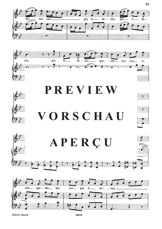 Product gallery: Page 3 of 5 Si t'amo o caro, , Soprano Solo and Piano