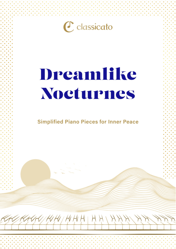 Produktbild zu: Dreamlike Nocturnes - Simplified Piano Pieces for Inner Peace