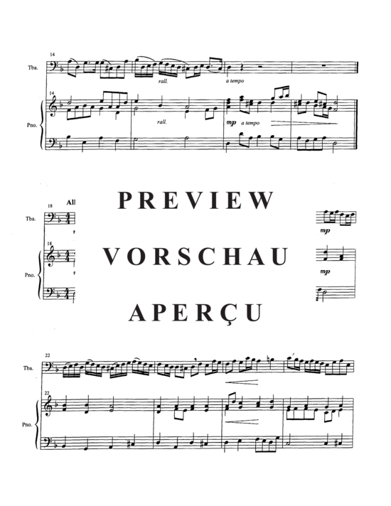 Produktgalerie: Seite 4 von 12 Sonata in D Minor , , (Tuba + Klavier)